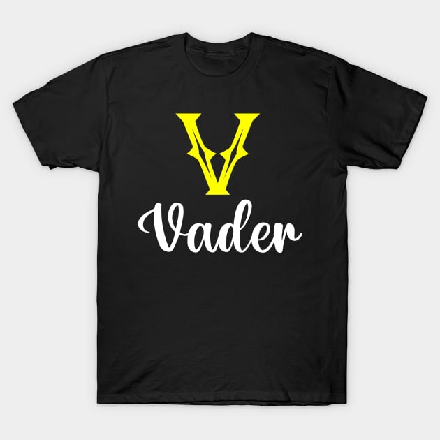 I'm A Vader ,Vader Surname, Vader Second Name T-Shirt by overviewtru